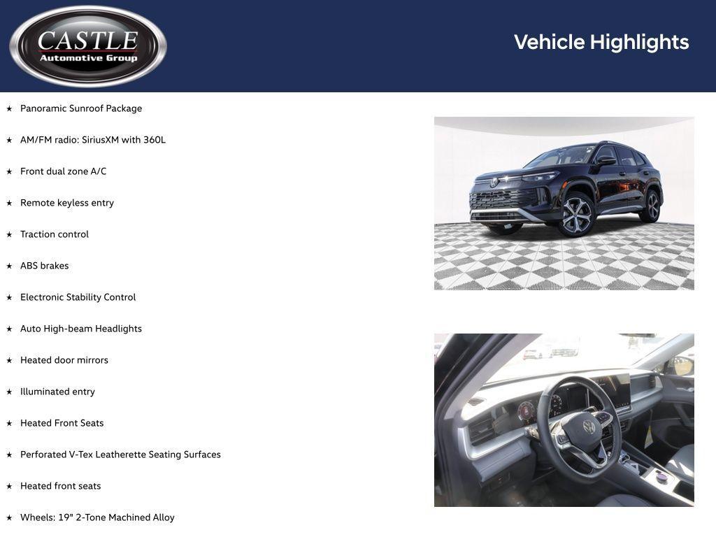 new 2026 Volkswagen Tiguan car, priced at $34,971