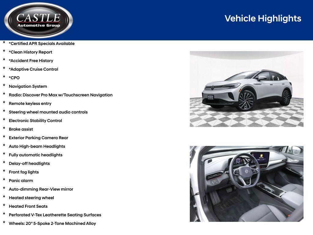 used 2024 Volkswagen ID.4 car, priced at $24,380