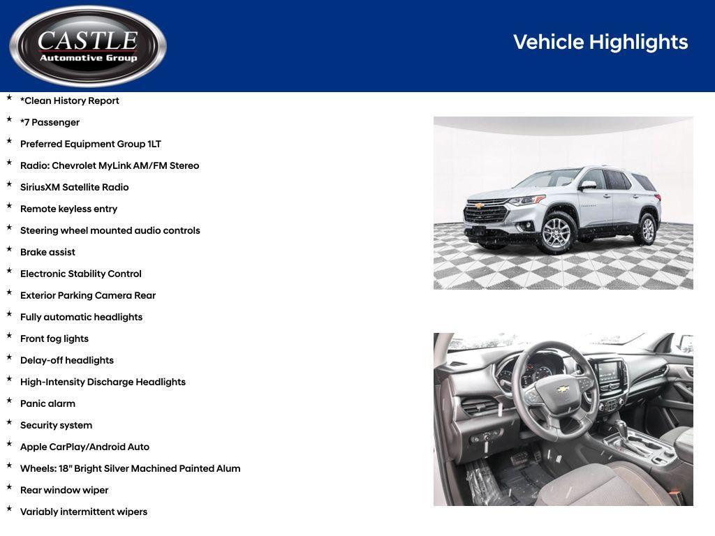 used 2018 Chevrolet Traverse car, priced at $14,758