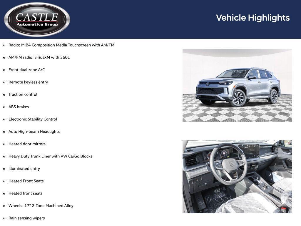 new 2026 Volkswagen Tiguan car, priced at $32,295