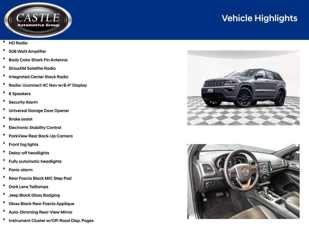 used 2020 Jeep Grand Cherokee car, priced at $21,831