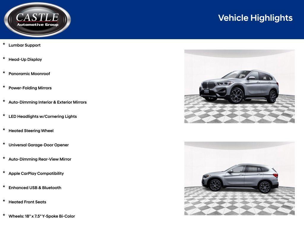 used 2021 BMW X1 car, priced at $23,049
