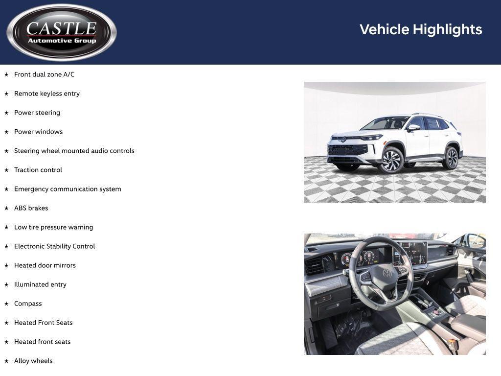 new 2026 Volkswagen Tiguan car, priced at $32,295