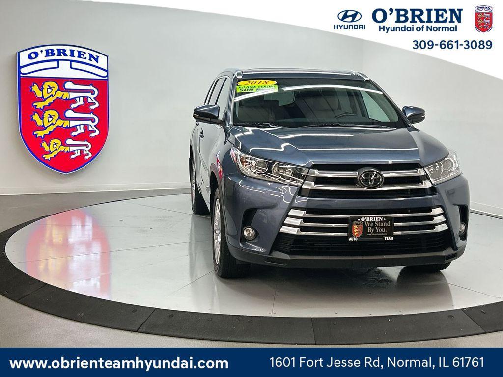 used 2018 Toyota Highlander car, priced at $27,900