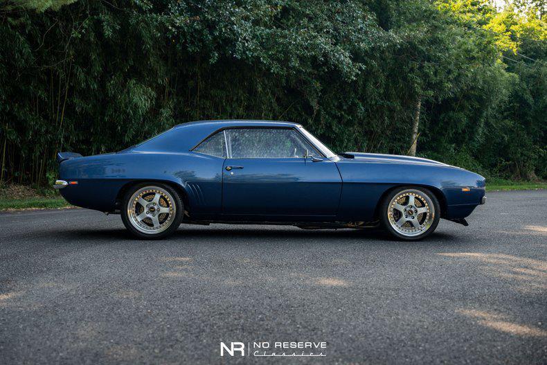 1969 Blue Chevrolet Camaro