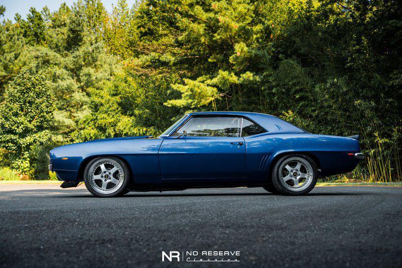 1969 Blue Chevrolet Camaro
