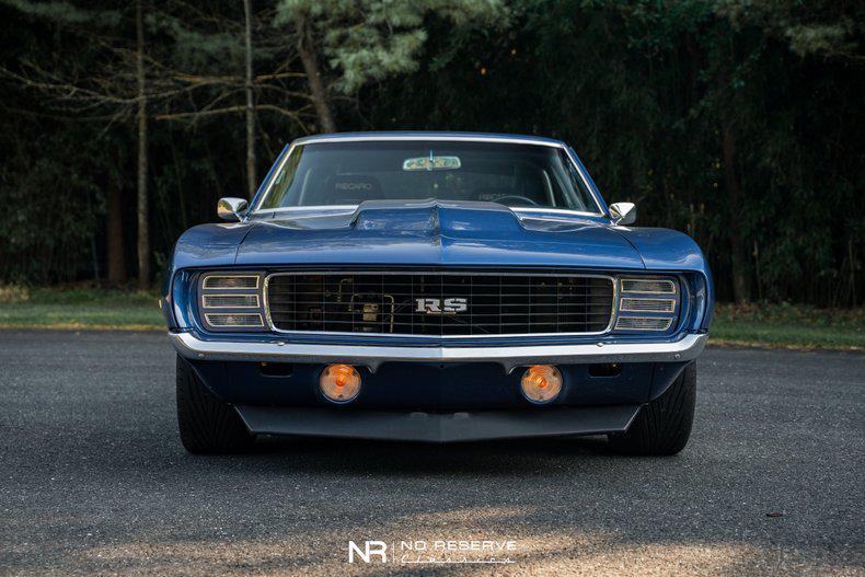 1969 Blue Chevrolet Camaro