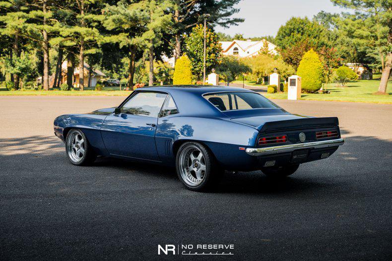 1969 Blue Chevrolet Camaro
