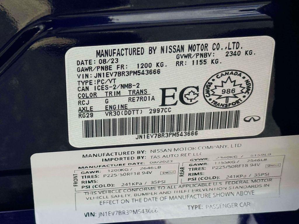used 2023 INFINITI Q50 car, priced at $32,138