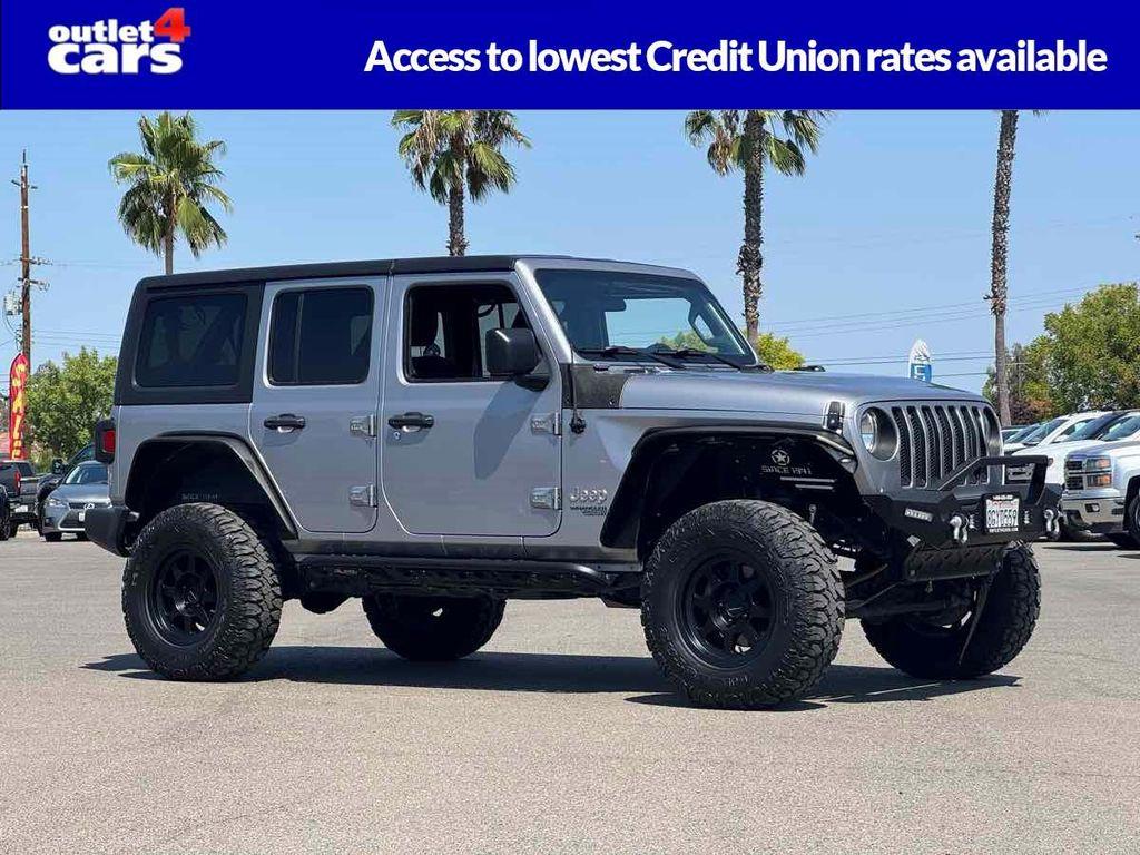 used 2018 Jeep Wrangler Unlimited car, priced at $23,999