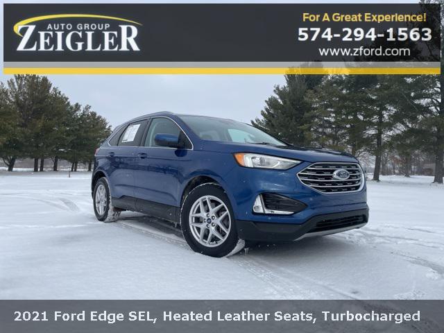 used 2021 Ford Edge car, priced at $17,500