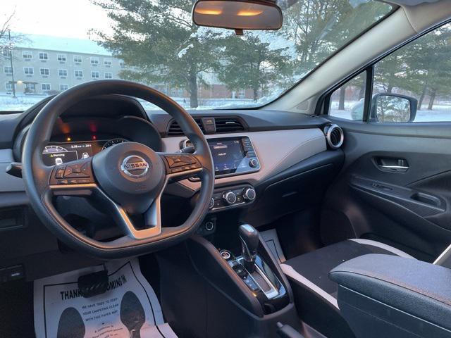 used 2021 Nissan Versa car, priced at $12,000