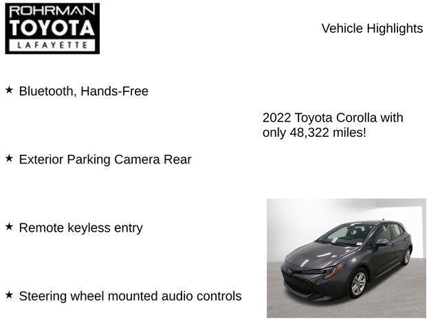 used 2022 Toyota Corolla car, priced at $22,538