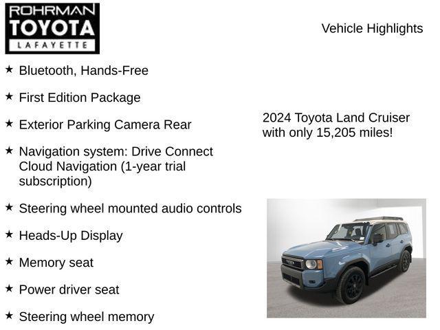 used 2024 Toyota Land Cruiser car, priced at $65,405