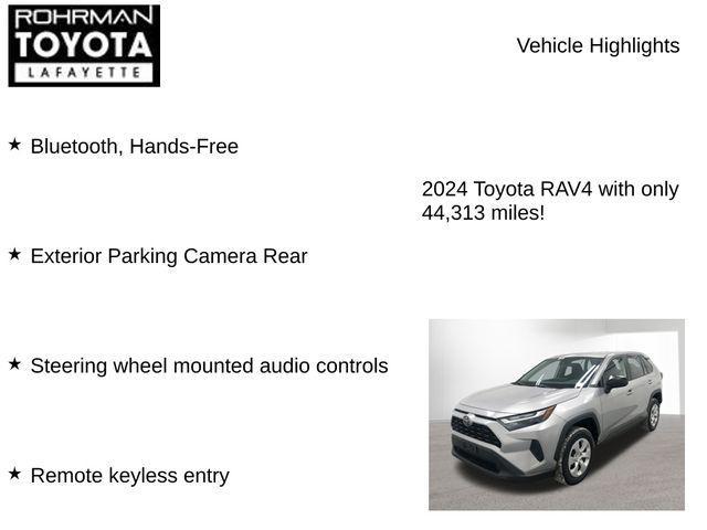 used 2024 Toyota RAV4 car, priced at $26,030