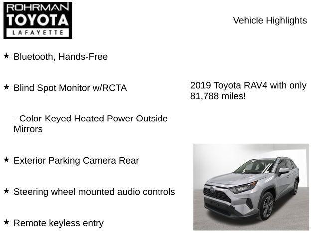 used 2019 Toyota RAV4 Hybrid car, priced at $21,620