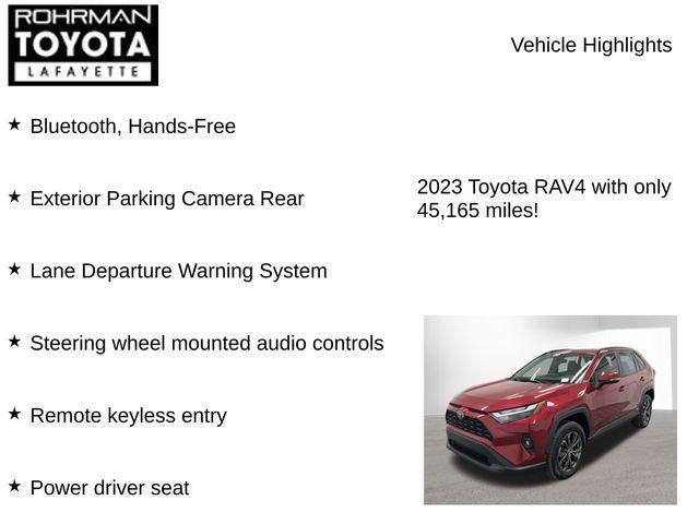 used 2023 Toyota RAV4 Hybrid car, priced at $34,199