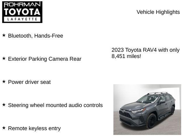 used 2023 Toyota RAV4 car, priced at $31,881