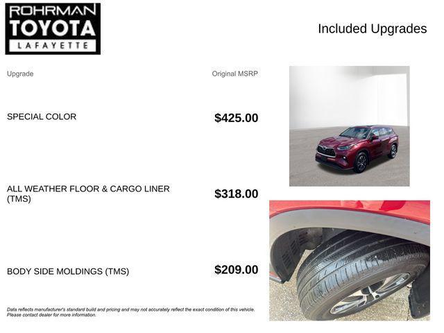 used 2021 Toyota Highlander car, priced at $34,276