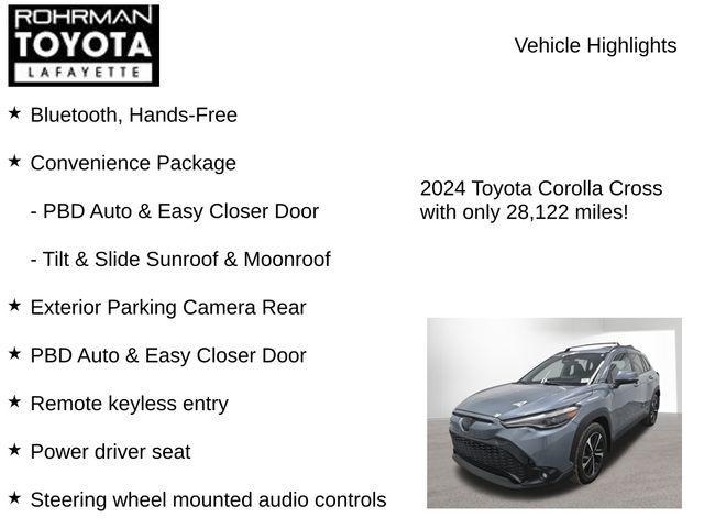 used 2024 Toyota Corolla Hybrid car, priced at $28,859