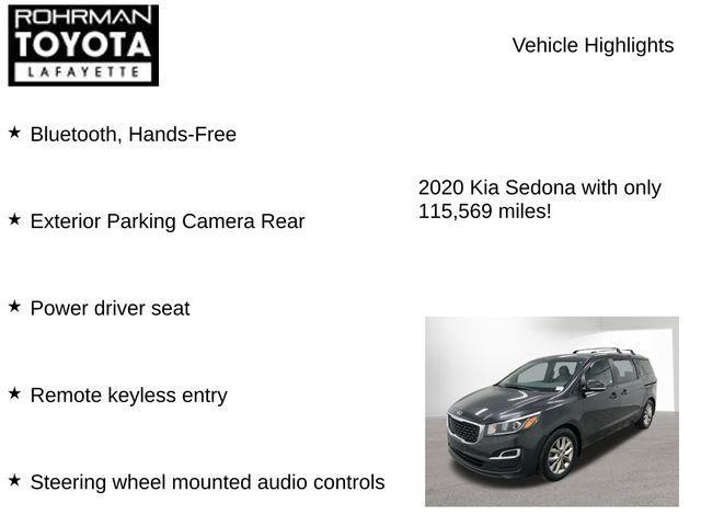 used 2020 Kia Sedona car, priced at $13,967