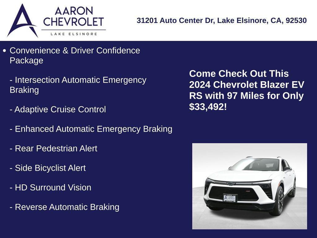 used 2024 Chevrolet Blazer EV car, priced at $33,492