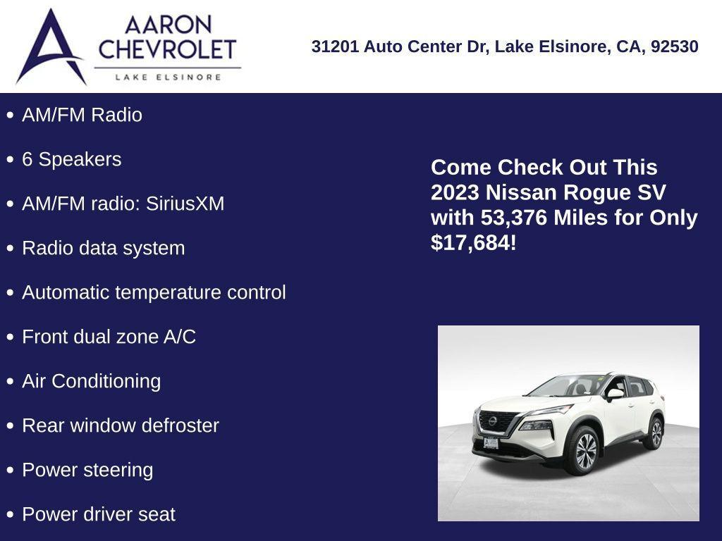 used 2023 Nissan Rogue car, priced at $17,684