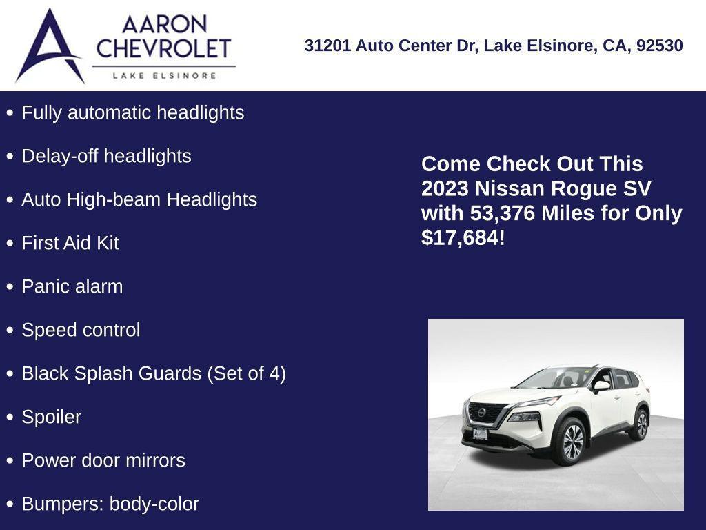 used 2023 Nissan Rogue car, priced at $17,684