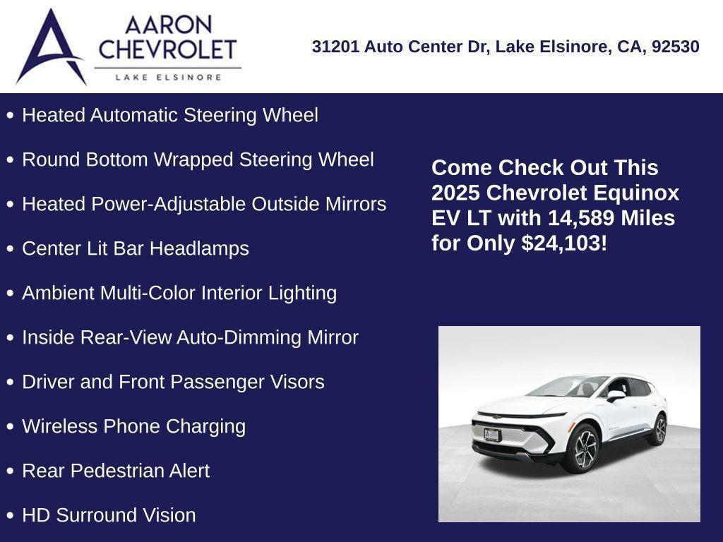 used 2025 Chevrolet Equinox EV car, priced at $24,103