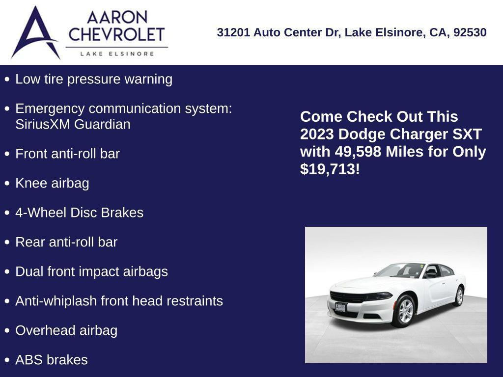 used 2023 Dodge Charger car, priced at $19,713