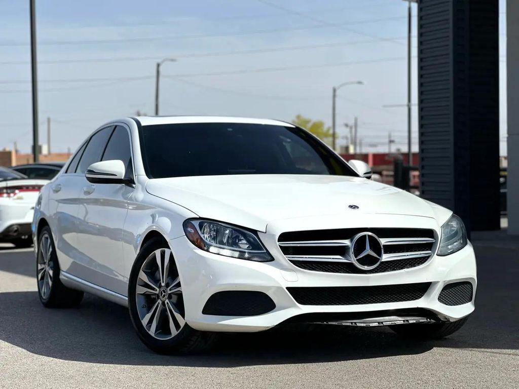 used 2018 Mercedes-Benz C-Class car, priced at $15,999