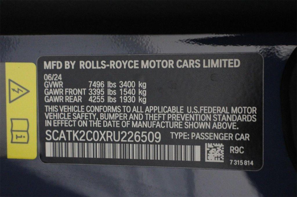 used 2024 Rolls-Royce Spectre car, priced at $437,443