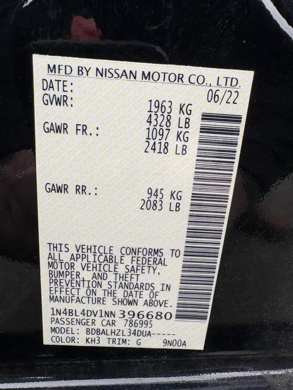 used 2022 Nissan Altima car, priced at $15,774