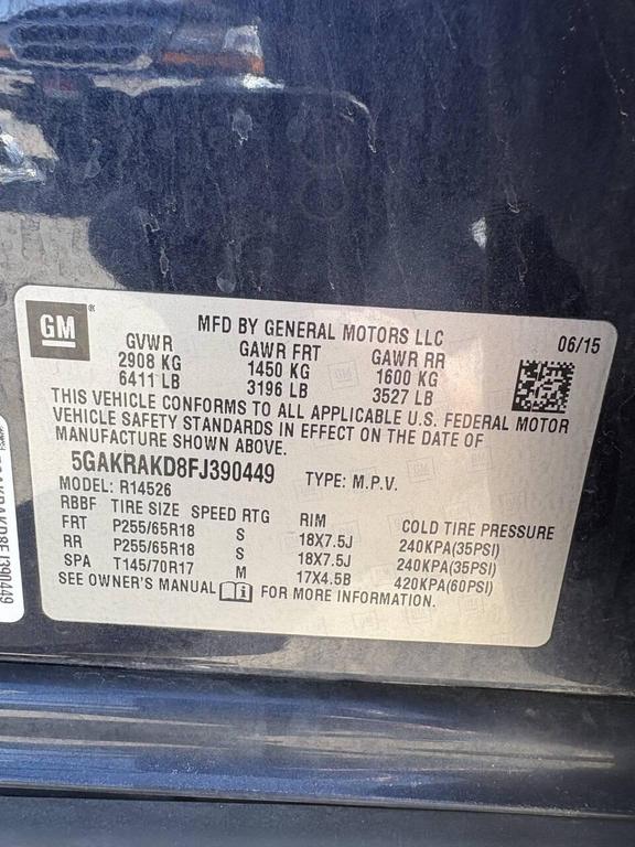 used 2015 Buick Enclave car, priced at $7,888