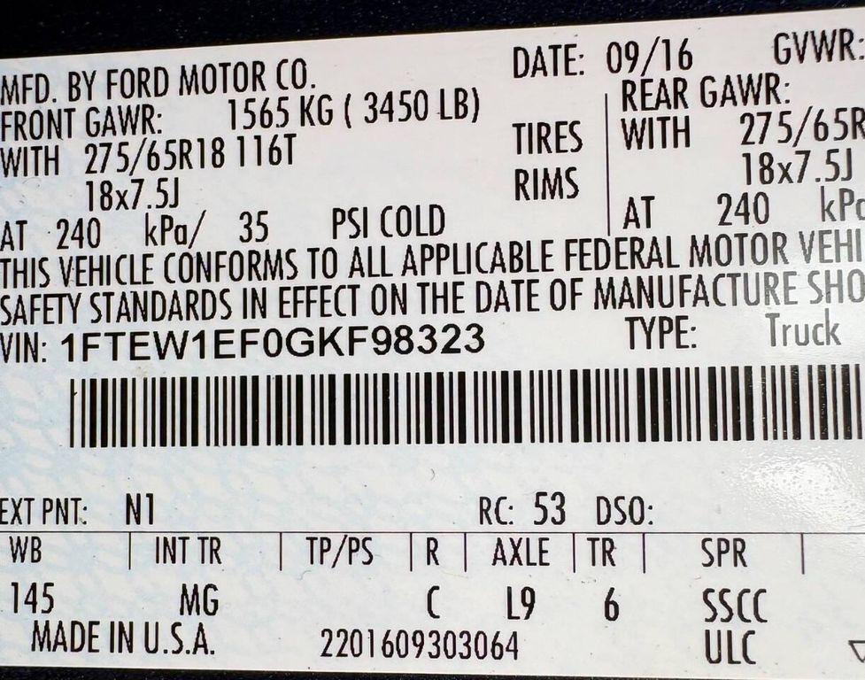 used 2016 Ford F-150 car, priced at $14,993