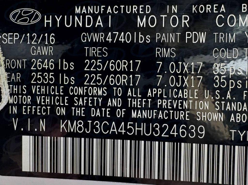 used 2017 Hyundai Tucson car, priced at $9,999