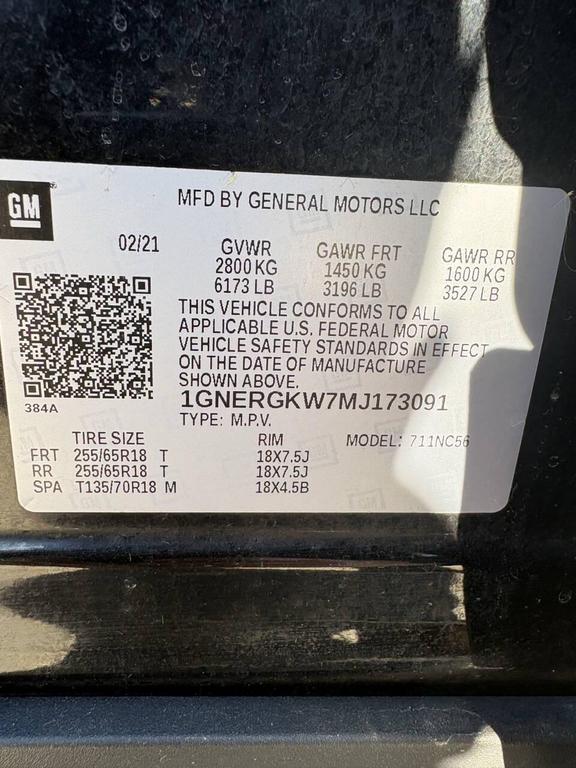 used 2021 Chevrolet Traverse car, priced at $18,811