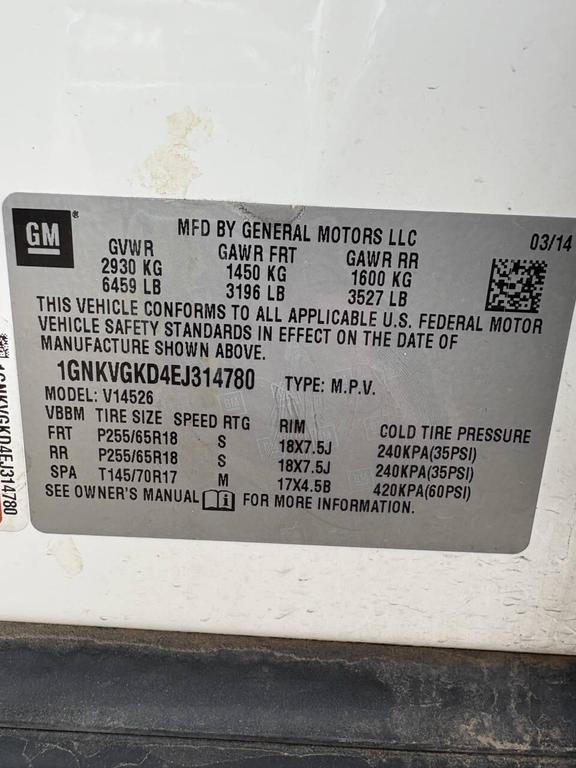 used 2014 Chevrolet Traverse car, priced at $4,998