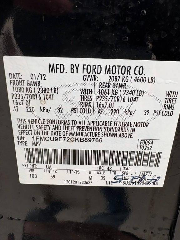 used 2012 Ford Escape car, priced at $10,291