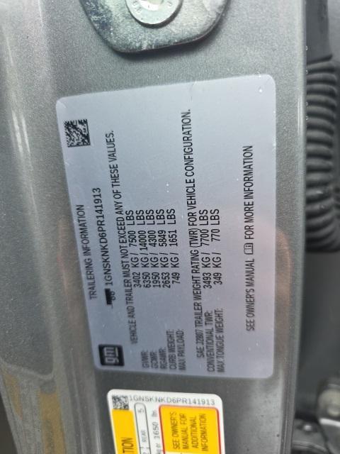 used 2023 Chevrolet Tahoe car, priced at $44,900