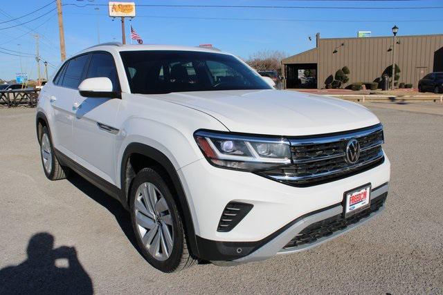 used 2021 Volkswagen Atlas Cross Sport car, priced at $20,746