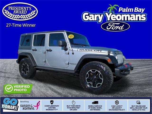 used 2015 Jeep Wrangler Unlimited car, priced at $16,820