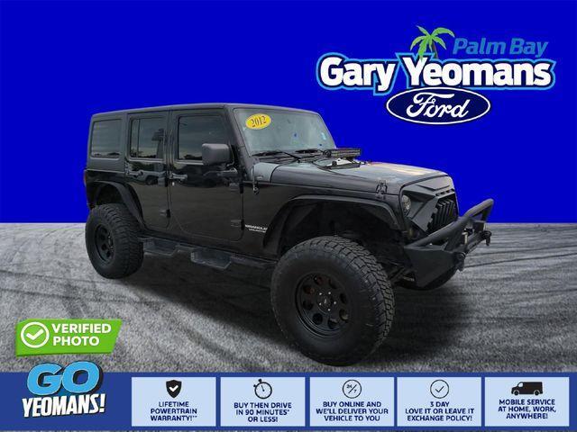 used 2012 Jeep Wrangler Unlimited car, priced at $15,998