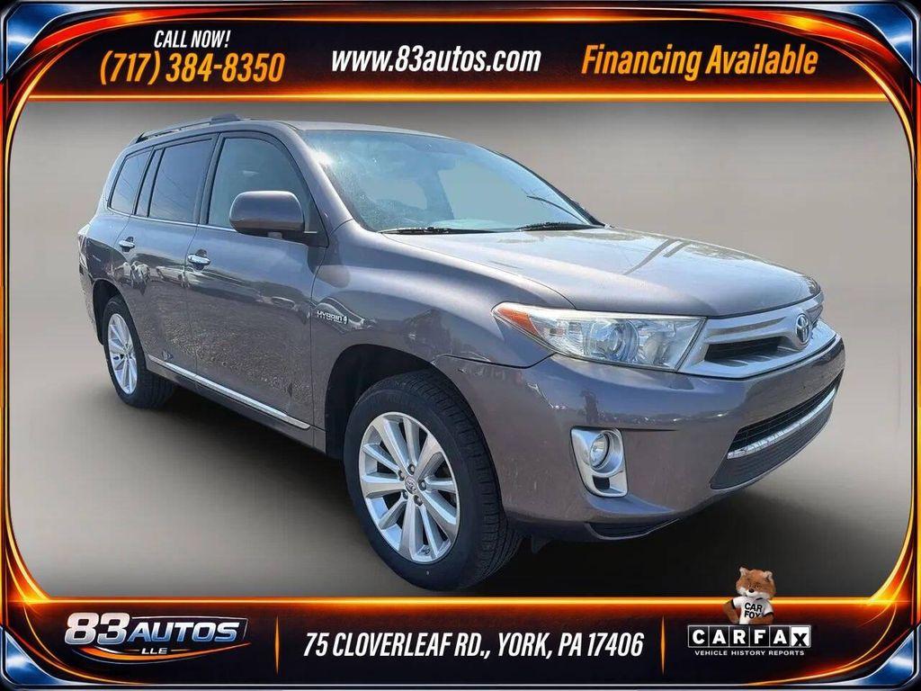 used 2012 Toyota Highlander Hybrid car, priced at $12,490