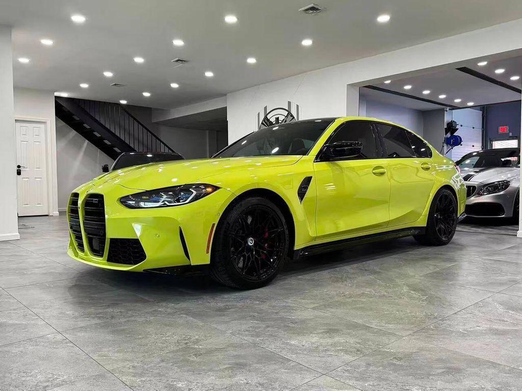 used 2023 BMW M3 car, priced at $93,800