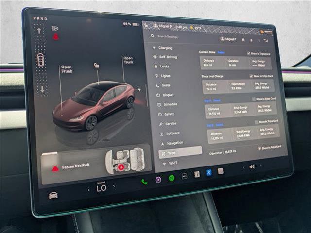 used 2025 Tesla Model 3 car, priced at $37,594