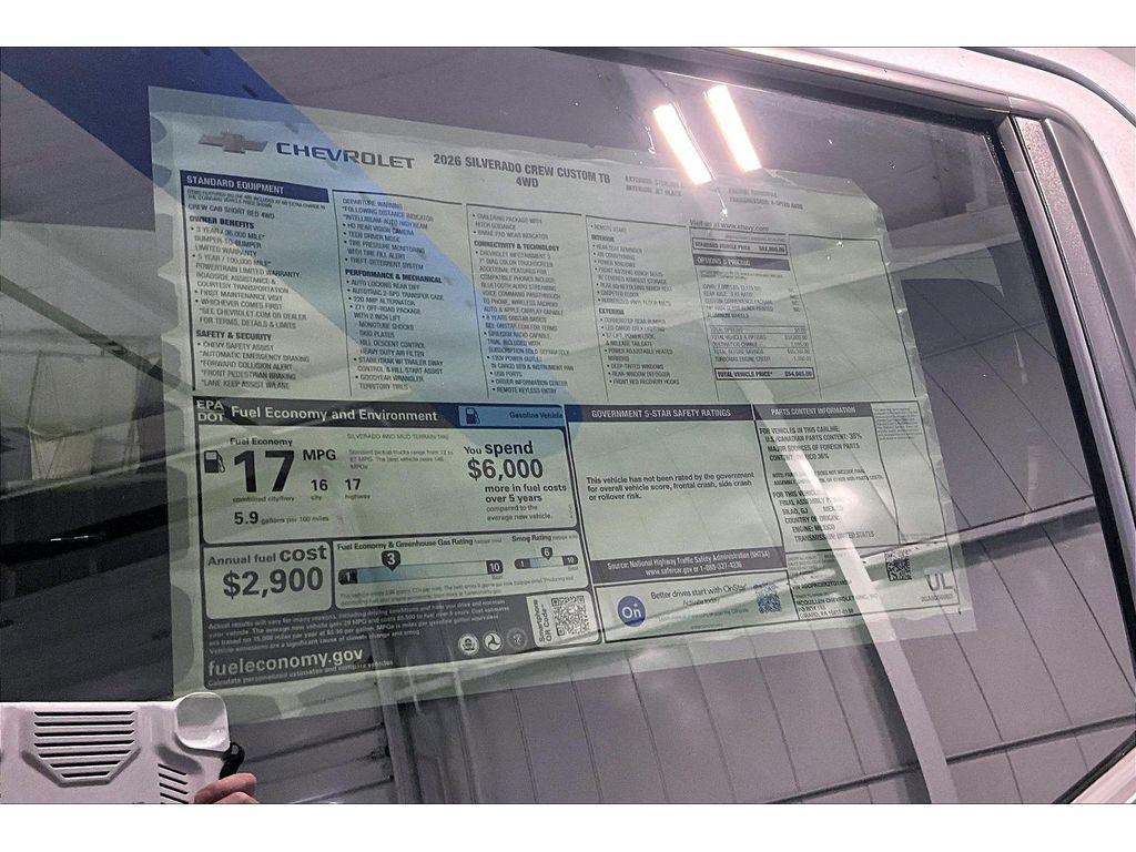 new 2026 Chevrolet Silverado 1500 car, priced at $46,545