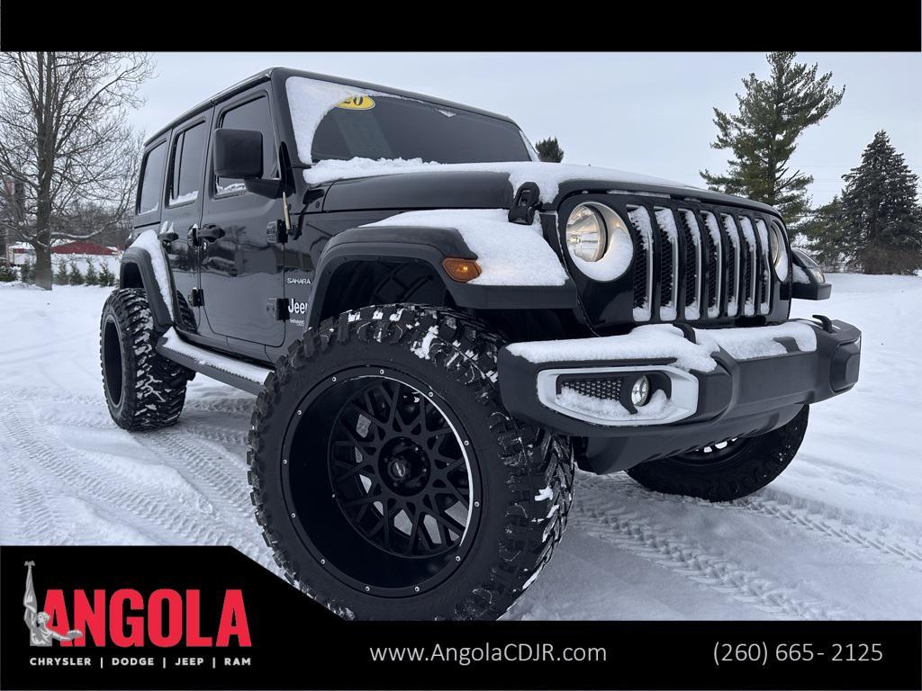 used 2020 Jeep Wrangler Unlimited car, priced at $26,384
