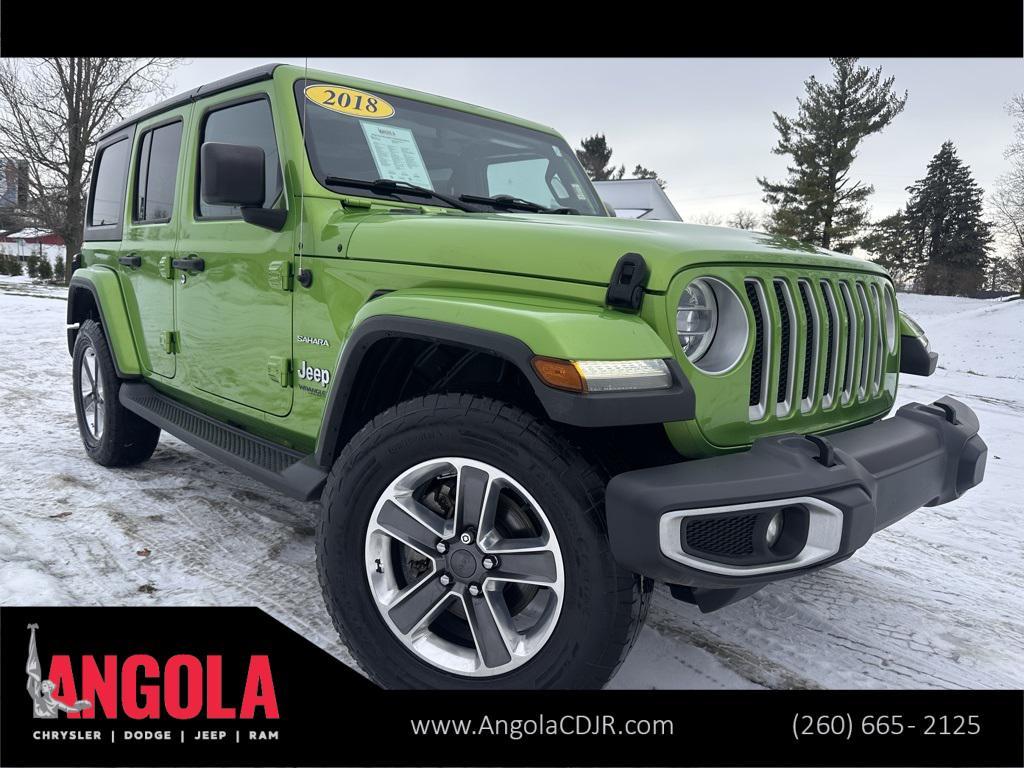 used 2018 Jeep Wrangler Unlimited car, priced at $23,764