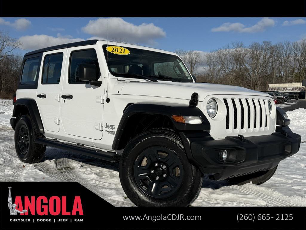 used 2021 Jeep Wrangler Unlimited car, priced at $24,852